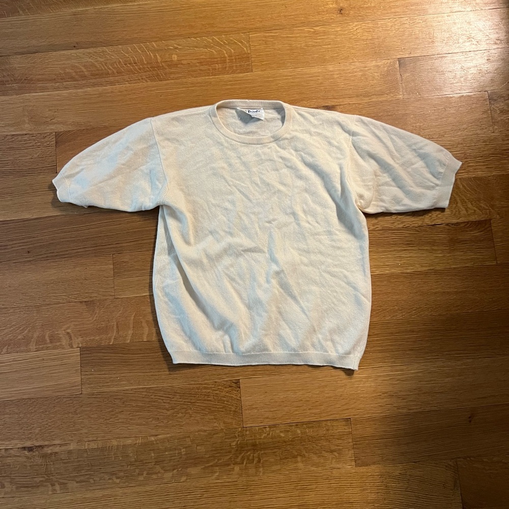 Pringle of Scotland Cream Sweater Shirt